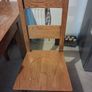 Calgary oak 1.8m extendable dining table and 3 chairs Image 7