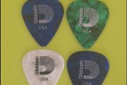 D'addario Celluloid Cuitar Picks x 8