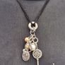 Miglio Multi Charm Swarovski Pendant Necklace Set Image 3