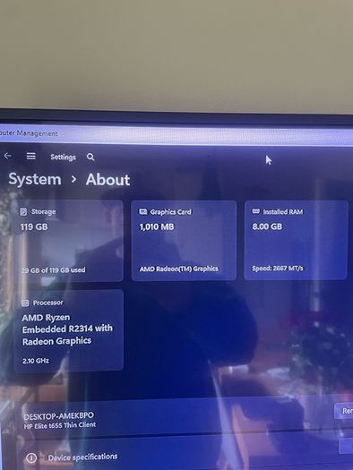 Mini PC HP Elite T655
