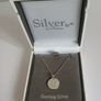 Absolute Jewellery Sterling Silver Necklace & Pendant Initial U Letter U New With Tags & Box CAN POST Image 5