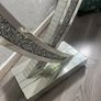 mirrored glass console table Image 3