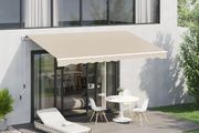 Manual Retractable Patio Awning 13' x 8'