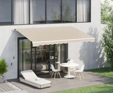 Manual Retractable Patio Awning 13' x 8'