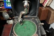 Vintage Decca portable gramophone