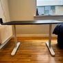 IKEA Bekant Office Desk Black and White Image 2