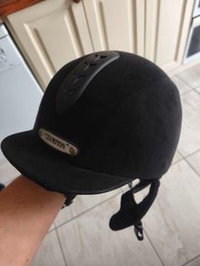 Horse riding helmet and back protector - kids size