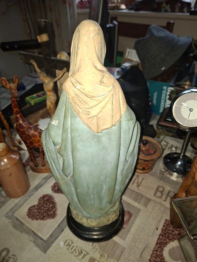 Vintage Virgin Mary Statue Our Lady of Grace and St. Joseph with Christ Child Statue, PRICE IS FOR 1 ONLY