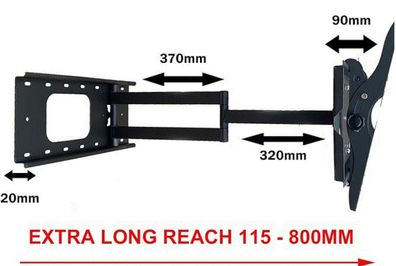 Long Reaching Heavy Duty TV Bracket