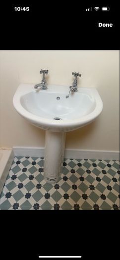 sink with taps