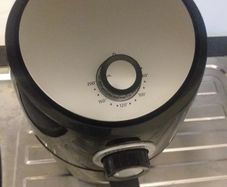 Air fryer - black and silver