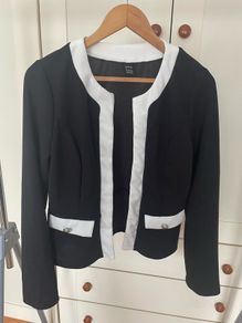 Shein bland and white women's blazer size 12/14