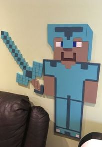 Minecraft wall mural