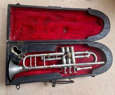 Trumpet - Antique Couesnon Paris Monopole Bb/C Trumpet