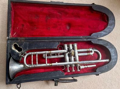 Trumpet - Antique Couesnon Paris Monopole Bb/C Trumpet