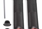 Bike Handlebar Grips, Anti-Slip Double lock on Bicycle Grips with Soft and Comfortable Rubber Surface for Mountain Road MTB BMX Foldable Bike with Handle Diameter of 22.2 mm