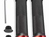Bike Handlebar Grips, Anti-Slip Double lock on Bicycle Grips with Soft and Comfortable Rubber Surface for Mountain Road MTB BMX Foldable Bike with Handle Diameter of 22.2 mm