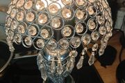Diamante lamp with matching shade