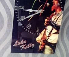 Luke Kelly wall clock , Man cave, home bar