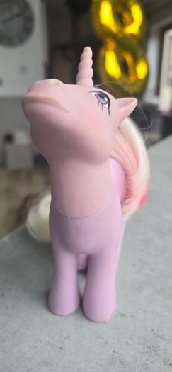 TLC Powder Unicorn Ponies MLP G1 My Little Pony Hasbro