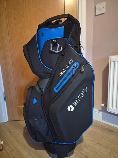 Motocaddy Pro Series Cart Bag Black - Blue