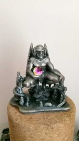 Metal Figure With Crystal - The Demon Of The Catacombs