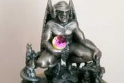 Metal Figure With Crystal - The Demon Of The Catacombs