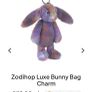 New JELLYCAT Blushkin Blossom Bunny and Zodihop Luxe Bunny Bag Charms Image 2