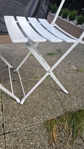 2 seater bistro set, powder coated metal