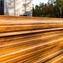 Metal fence timber imitation Image 3