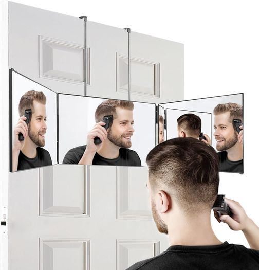 3 Way Mirror360 Mirror Self Cut Hairadjustable Foldable Portable ...
