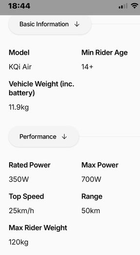NEW e-scooter LIGHTWEIGHT 12kg!!! NIU KQiAir 25km/h FOLDABLE 50km range FAST CHARGING wide deck, handlebars and tires