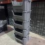 5x open front storage boxes Image 3