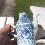 19th Century Chinese Blue and White Teapot Image 5
