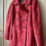 Sisley wool/moher blend coat uk12 Image 2