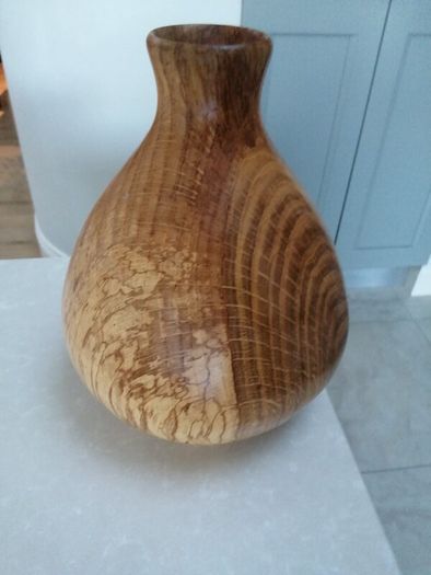 Handmade Woodturned large vase