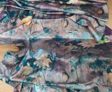 Silk Shawl, with floral design