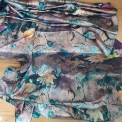 Silk Shawl, with floral design