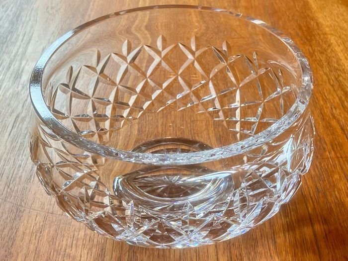 Waterford Crystal Lismore 7" Footed Bowl, 1970s.