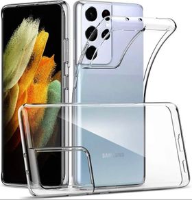 Thin Clear Silicone Case For Samsung Galaxy S21 ULTRA Back Cover TPU