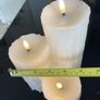 Garden Triple Pillar candles Battery Image 7