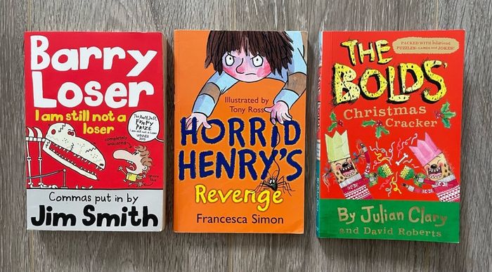 LOTS of Childrens Book Bundles - Football Books, Wimpy Kid, Cat Kid, Skulduggery Pleasant etc