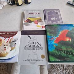 book collection cooking