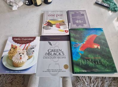 book collection cooking
