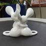 Vintage Royal Osborne White Bone China Mice Figurine Image 3