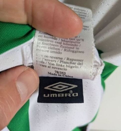 Celtic 2003 home football jersey shirt large mens Umbro