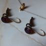 Garnet Earing & Necklace set with bag (costume) Image 2