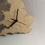 Unique Bespoke Great Britain County Shape Clock Wooden Map Country Uk Clock Image 4