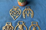 5 Antique horse brasses