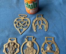 5 Antique horse brasses
